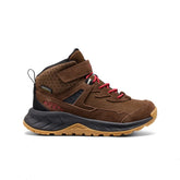 Little Kids' Hightrail Waterproof Hiking Boot | Dark Earth/Garnet