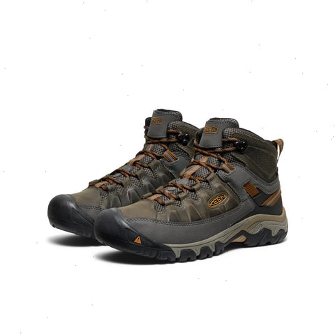 Men's Targhee III Waterproof Mid Wide  |  Black Olive/Golden Brown
