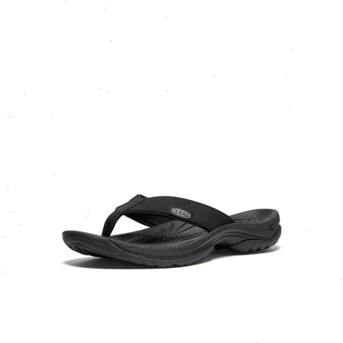 Women's Kona Leather Flip-Flop  |  Black/Vapor