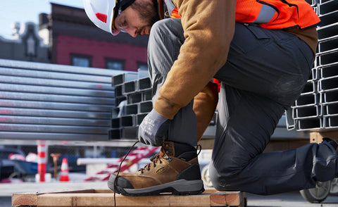 Men's Evanston 6" Waterproof Boot (Carbon Toe)  |  Bison/Black