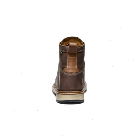 Men's San Jose 6" Waterproof 90° Heel Boot (Aluminum Toe)  |  Bison/Black