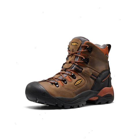 Men's Pittsburgh Energy 6" Waterproof Boot (Soft Toe)  |  Cascade Brown/Black
