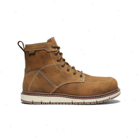 Women's San Jose 6" Waterproof Boot (Aluminum Toe)  |  Almond/Gum