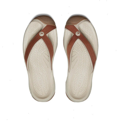 Women's Waimea Leather Flip-Flop  |  Sorrel Horse/Plaza Taupe