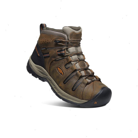 Men's Flint II Waterproof Mid (Soft Toe)  |  Black Olive/Brindle