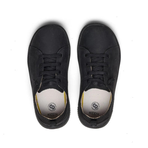 Big Kids' KNX Leather Sneaker  |  Triple Black