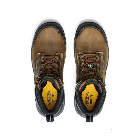 Men's CSA Evanston 6" Waterproof Boot (Carbon Toe)  |  Bison/Black