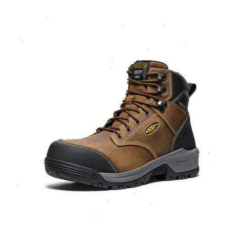 Men's Evanston 6" Insulated Waterproof Boot (Carbon Toe)  |  Bison/Black