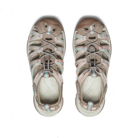 Women's Whisper  |  Taupe/Coral