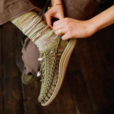 Women's UNEEK Sneaker  |  Martini Olive/Safari
