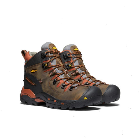 Men's Pittsburgh 6" Waterproof Boot (Soft Toe)  |  Cascade Brown/Bombay Brown