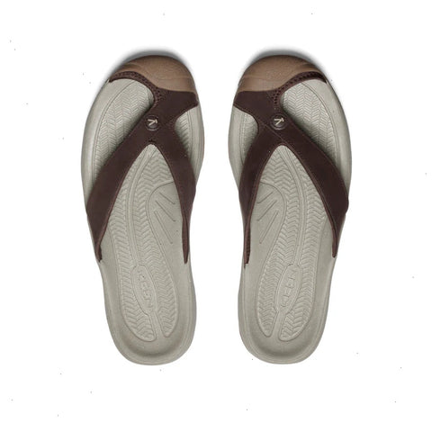 Men's Waimea Leather Flip-Flop  |  Java/Plaza Taupe