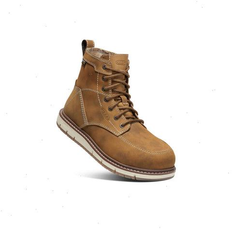 Women's San Jose 6" Waterproof Boot (Aluminum Toe)  |  Almond/Gum