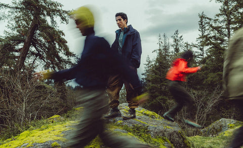 Men's Zionic NXT Waterproof Hiking Boot  |  Brindle/Lemon Curry