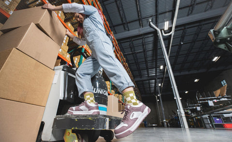 Women's Overton Work Shoe (Carbon Toe)  |  Toadstool/Star White