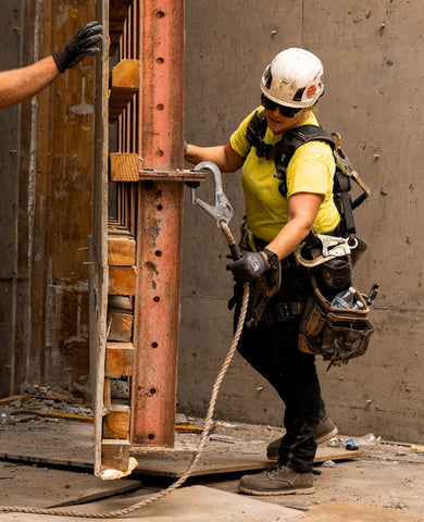 Women's San Jose 6" Waterproof 90° Heel Boot (Aluminum Toe)  |  Steel Grey/Gum