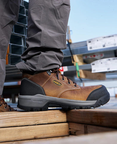 Men's Evanston 6" Waterproof Boot (Soft Toe)  |  Bison/Black