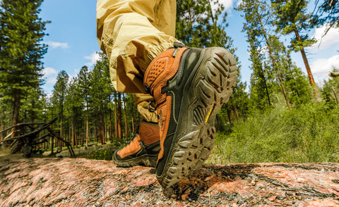 Men's Targhee IV Waterproof Hiking Boot  |  Coyote/Gold Flame