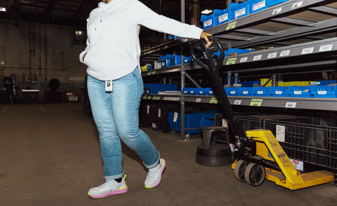 Women's Speedworks ESD Work Sneaker (Carbon Toe)  |  Alloy/Moonlight Mauve