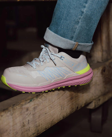 Women's Speedworks ESD Work Sneaker (Carbon Toe)  |  Alloy/Moonlight Mauve