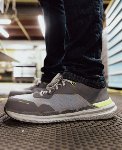 Men's Speedworks ESD Work Sneaker (Carbon Toe)  |  Steel Grey/Vintage Indigo