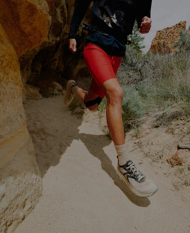 Men's Seek Trail Running Shoe  |  Willowherb/Orange Peel