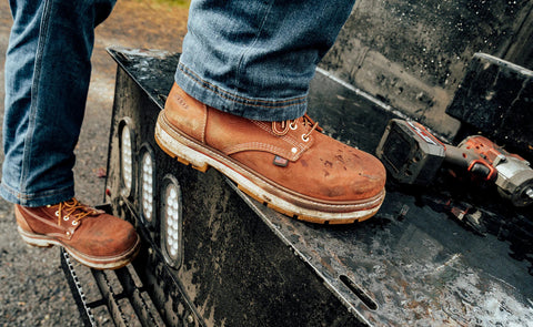Men's Liberty 6" Waterproof 90° Heel Boot (Carbon Toe)  |  Bombay Brown/Gum