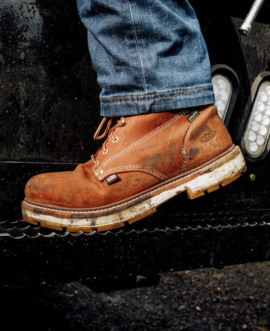 Men's Liberty 6" Waterproof 90° Heel Boot (Soft Toe)  |  Bombay Brown/Gum
