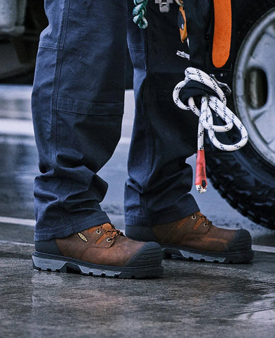 Men's Camden 6" Waterproof Boot INT MET (Carbon Toe)  |  Leather Brown/Black