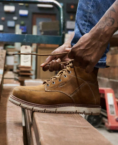 Women's San Jose 6" Waterproof Boot (Aluminum Toe)  |  Almond/Gum