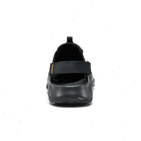 Men's Hyperport Fisherman Leather Sandal  |  Black/KEEN Yellow