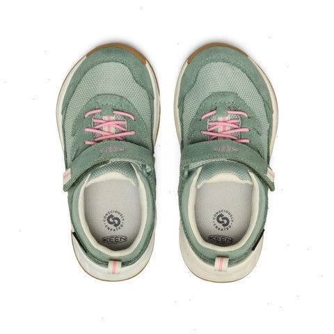 Little Kids' Hightrail Waterproof Hiking Shoe  |  Lily Pad/Cashmere Rose
