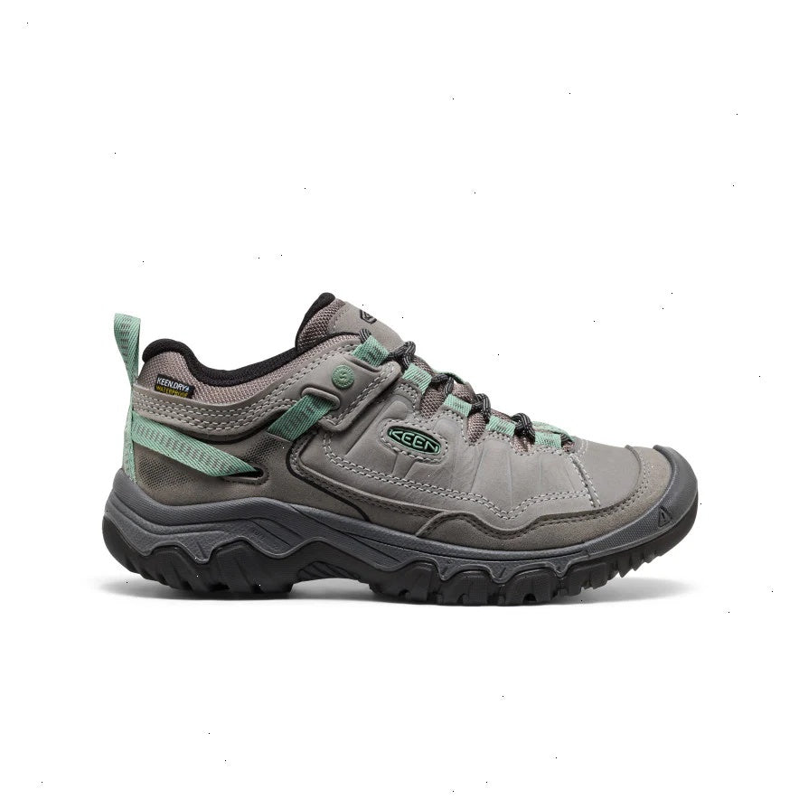 Women's Targhee IV Wide Waterproof Hiking Shoe  |  Alloy/Granite Green