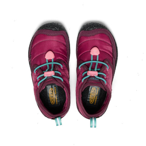 Little Kids' Howser II Waterproof Chukka  |  Beaujolais/Pool Blue