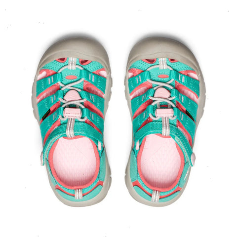 Little Kids' Newport H2  |  Bright Aqua/Giggle Pink