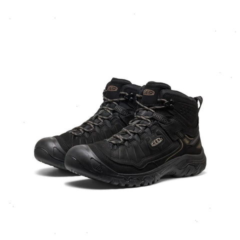 Men's Targhee IV Wide Waterproof Hiking Boot  |  Triple Black