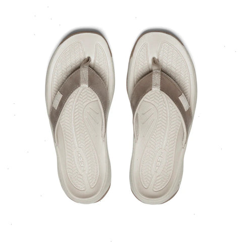 Women's Kona Leather Flip-Flop  |  Brindle/Silver Birch