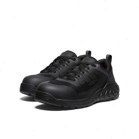 Women's Arvada Work Sneaker (Carbon Toe)  |  Black/Black