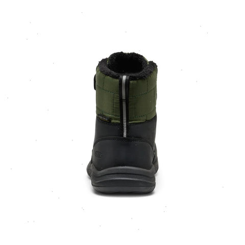 Little Kids' Kanibou Waterproof Winter Boot  |  Black/Bronze Green